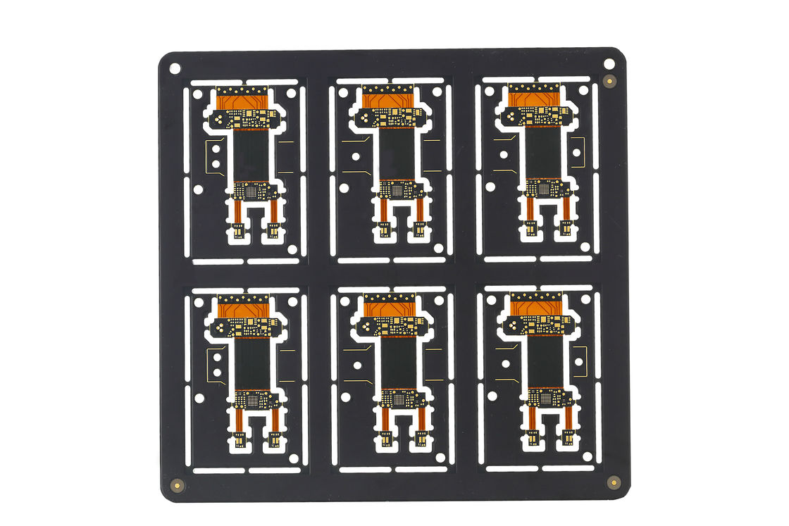 SMD Bga Dip Rigid Flex PCB アセンブリ 4 層 サンフォライズ された Hasl Lf 表面