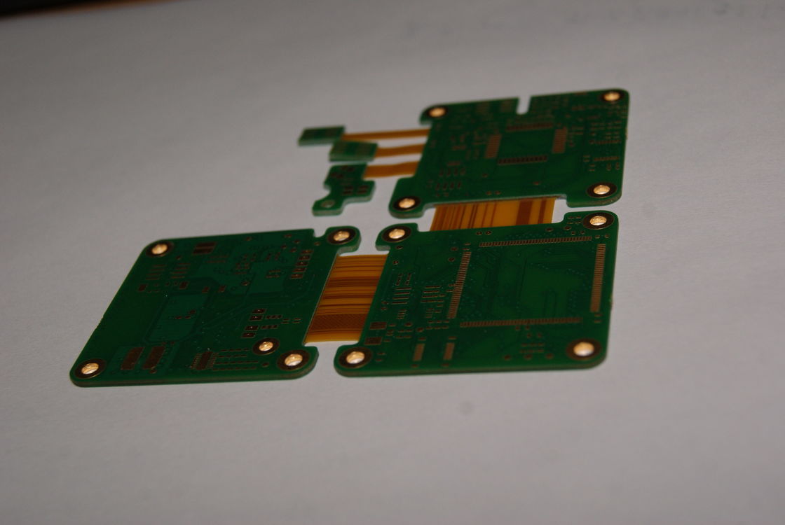 4層硬式柔軟性印刷回路板 SMD BGA DIP コンポーネント 1-8 柔軟性