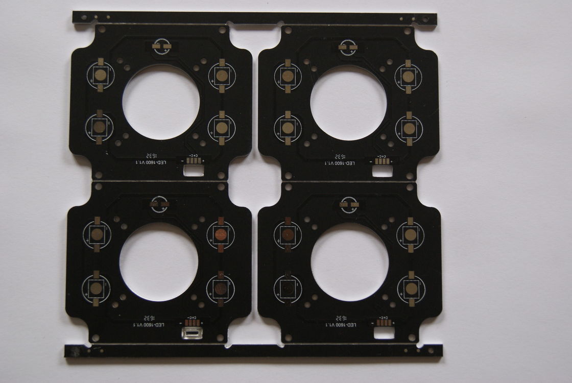 電子製造 長さ1200MM 耐久性および装置のための黄色いシルクスクリーンポリトロニクスPCB