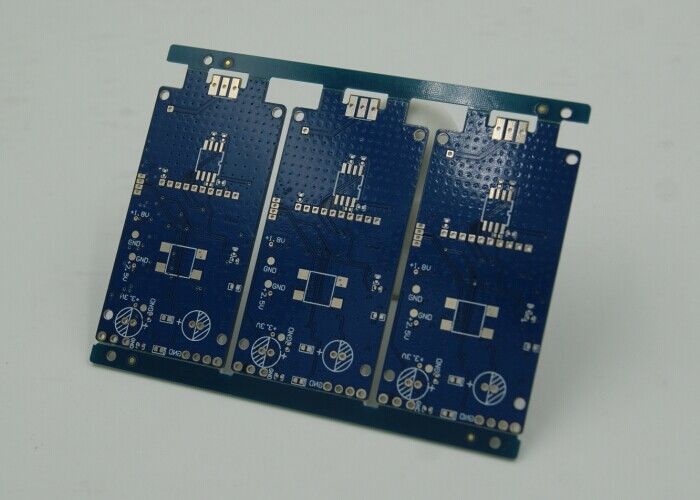 Fr-4 双面PCB 緑色浸透金色回路板 ホワイト シルクスクリーン OSP 仕上げ