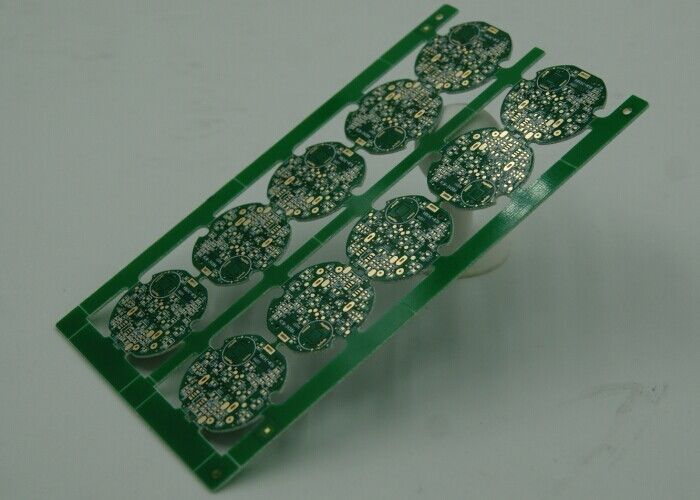 100%Eテスト 双面回路板 浸透 金色PCB 緑色溶接 抵抗 1.6mm