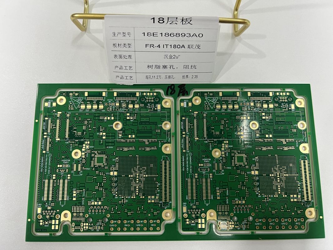 密度インターコネクタ 6-32L HDI PCBボード 3/3 Mil 0.25mm BGA IT180 ENIG3-8u