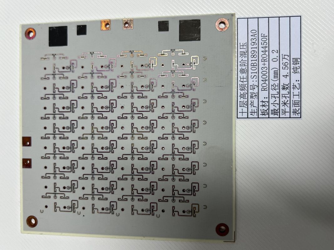 最低3mlの線 HASL / ENIG 表面仕上げ ROGERS+FR4