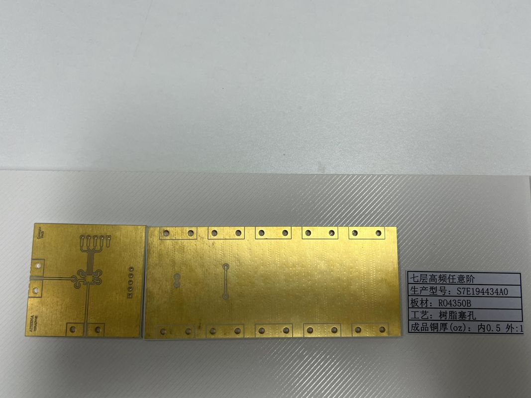 7 層 ロジャース PCB 板 ENIG 3U 