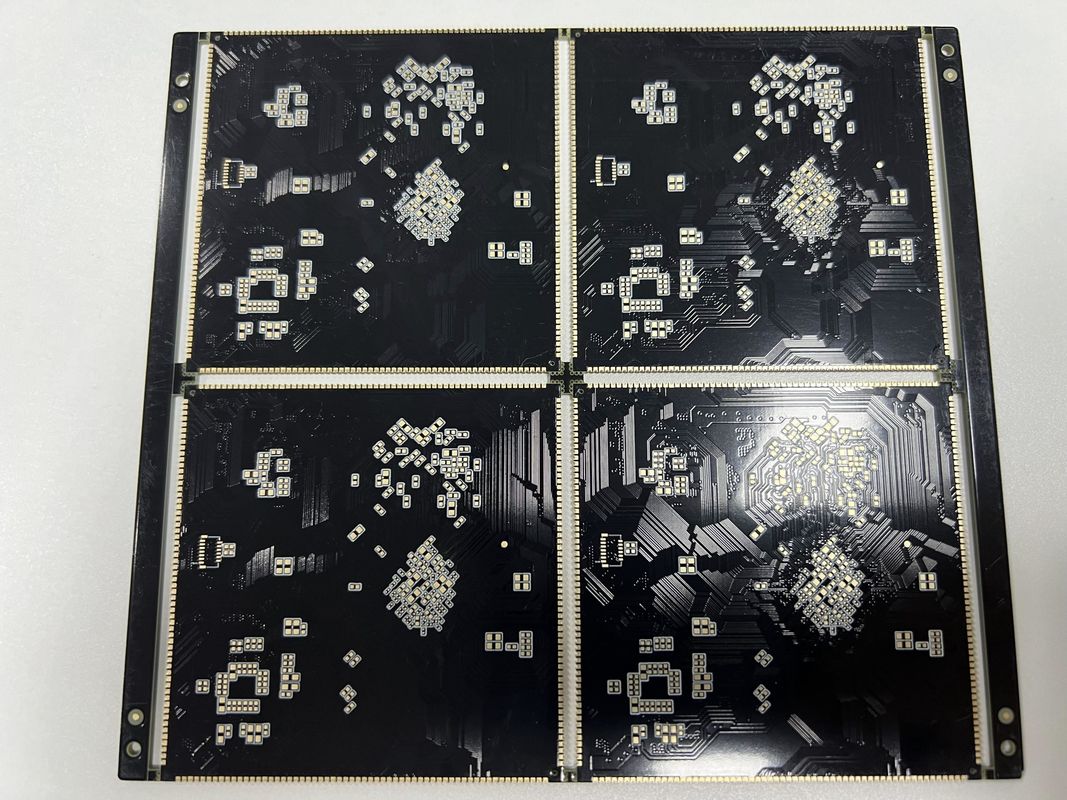 高密度HDIPCB板 半孔 BGA 0.25mmランプソケット 10 1 側面比