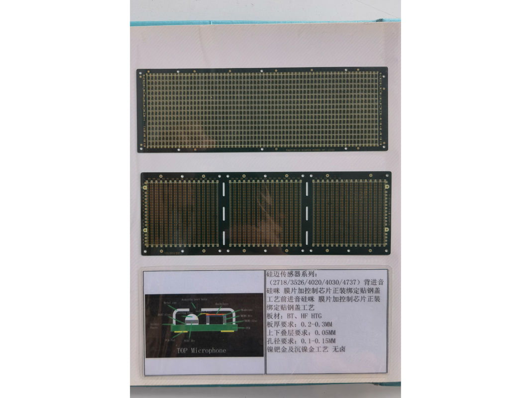 阻力制御基板 緑色ソルダーマスク 2層回路板 シリコン小麦PCB