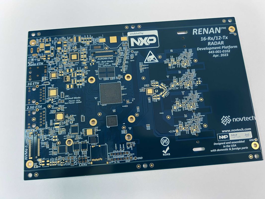 盲目で埋もれたバイアスの先進的なHDIPCBボード 100%Eテスト浸水表面