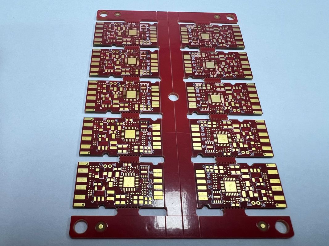 50mm x 50mm 最小パネルサイズ 0.10mm 穴径 多層 PCB 基板、20um 銅インホール、100% 電気試験