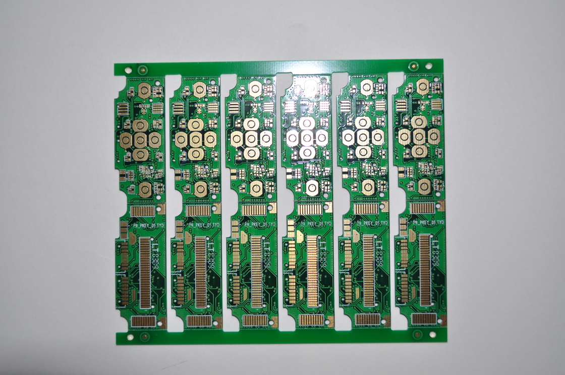 FR4 材料 標準技術と5ミリコンダクタースペースの双面PCB