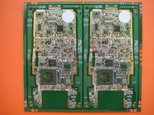 極密度HDI回路板 0.15mm 最小穴 ライン幅 ライン距離 2Mil ゴールドフィンガー 150U