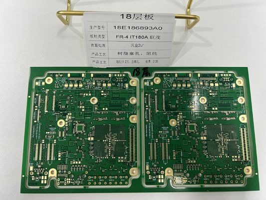 密度インターコネクタ 6-32L HDI PCBボード 3/3 Mil 0.25mm BGA IT180 ENIG3-8u