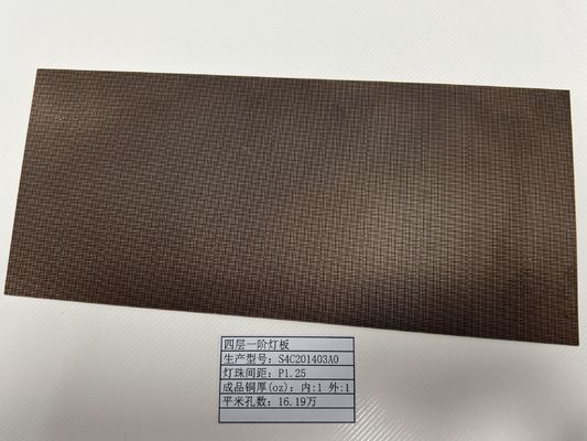 高密度インターコネクトPCBボード ランプソケットサポート LED画面 HDIプロトタイプ 4L 1+N+1 クイックターン
